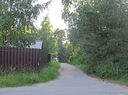 Верхняя улица в Разливе (Сестрорецк) со стороны 6-й Тарховской