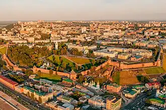 Нижегородский кремль с высоты