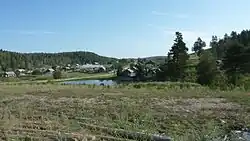 Шанская протекает по селу Шанский