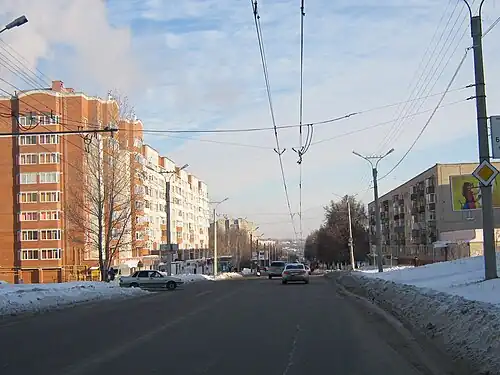 Вид на северо-восток(дома № 24 и 19)