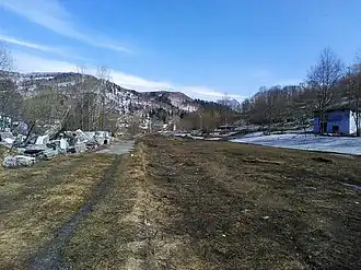 Вид с платформы в сторону Новоалександровска