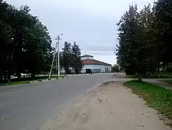 Церковь Бориса и Глеба в створе Социалистической улицы