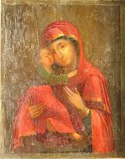 Харьковская Владимирская икона. 1870-е. Беловодск