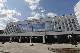 Здание вокзала в 2024 году, после ремонта