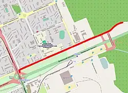 На карте города