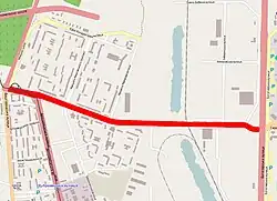 На карте города