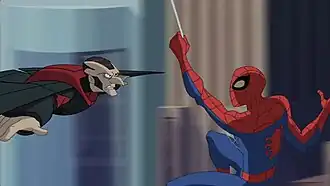 Человек-паук сражается с Грифом