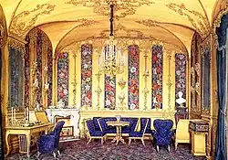 Дубовый кабинет императрицыАлександры Фёдоровны, 1877 г.