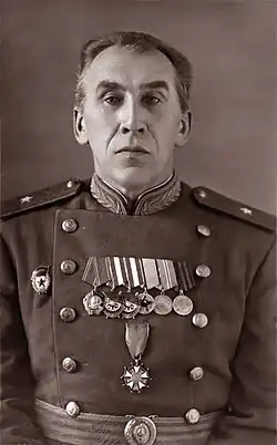 Генерал-майор П.И. Воскресенский, 1945 г.