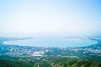 Вид на бухту с гор