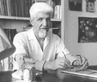 Георгий Валерианович Спешнев в рабочем кабинете