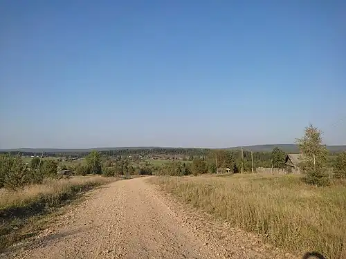 Гороблагодатский тракт в районе Серебрянки