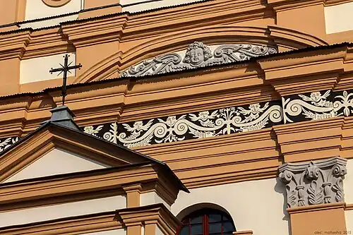 Сграффитовый пояс храма