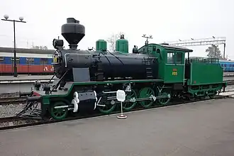 Tk3-1105 в музее Октябрьской железной дороги. Санкт-Петербург