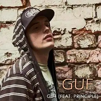 Обложка альбома Guf и Принципа «Подарок» (2004)