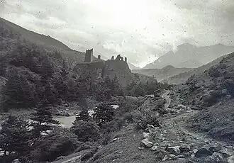 Остатки заставы в долине реки Асса