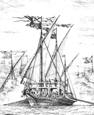 Изображение из книги А. А. Чернышёва «Российский парусный флот»