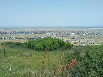 Вид на село Толстой-Юрт