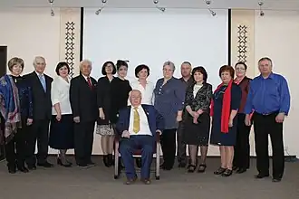 Делегация Ульяновской области на встрече с читателями (Национальная библиотека Чувашии, 9.4.2015, Чебоксары)