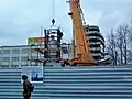 Демонтаж памятника в январе 2006 года