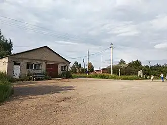 Центральная площадь деревни Жоглово