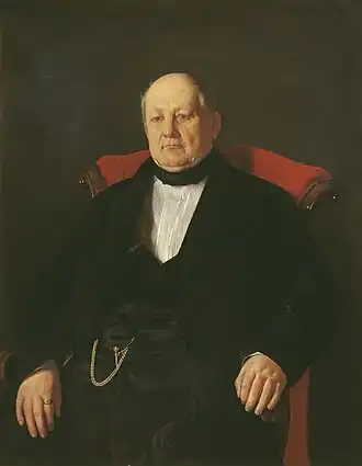 Портрет купца Николая Голяшкина. 1859