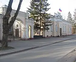 Дом учёных (Томск). Фасад с Советской улицы