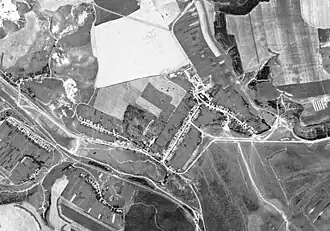 Спутниковая съёмка села Дроновка. 1972 год