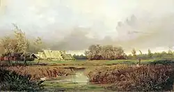 Болото осенью