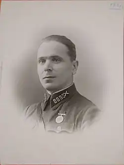 Полковой комиссар Евсей Зиновьевич Кругликов, 1941 г.