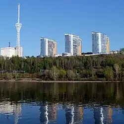 Пермская телебашня Ростелекома высотой 180 метров