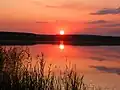 Закат на Белом озере.