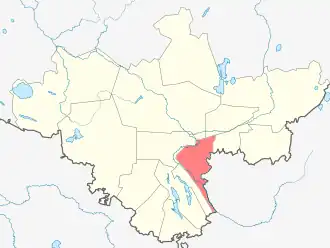 Заклинское сельское поселение на карте