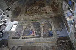 Росписи западной стены