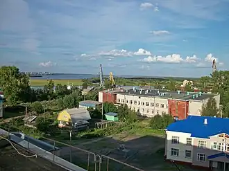 Вид на Детский сад и часть завода