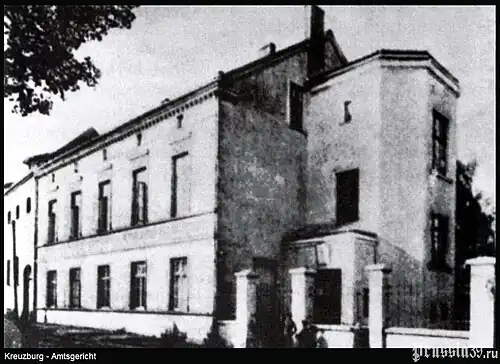 Здание суда и тюрьмы. Кройцбург, довоенное фото
