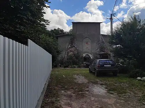 Здание кирхи Лаптау в 2022 году