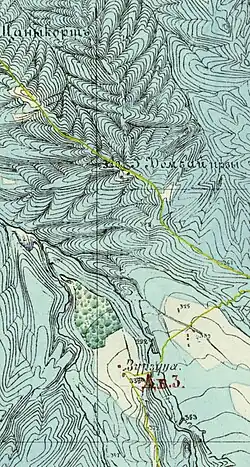 Село Зурзука на месте Дуц-Хутора 1885г.