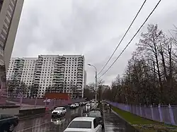 Зюзинская улица, вид с Севастопольского проспекта, 2024