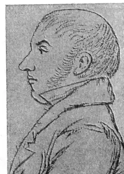 На рисунке Ксаверия Прека (1818)