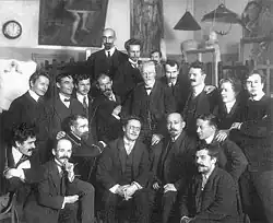 Персональная мастерская профессора В. Е. Маковского в ИАХ, 1913 г.