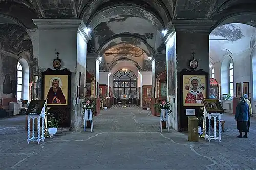 Интерьер трапезной