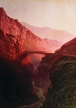 Салтынское ущелье близ Гуниба