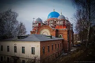 Здания монастыря на улице Кооперативный посёлок, где располагалось гетто