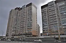 Высотные жилые дома на проспекте Универсиады