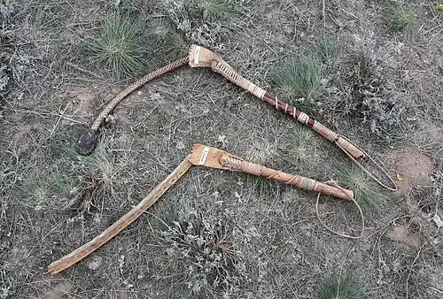 Калмыцкие плети «маля» и «ташмг».