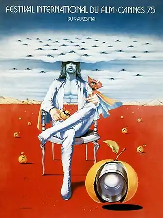 Официальный плакат 28-го Каннского кинофестиваля работы польского художника Войцеха Сюдмака