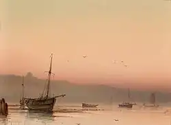 Парусные лодки в бухте, 1891