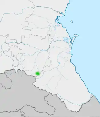 Шара — карта исторического расселение шаройцев на современной карте Чечни