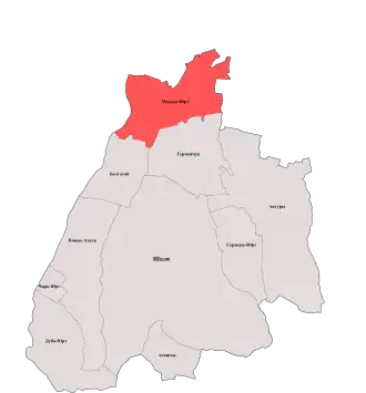 Мескер-Юртовское сельское поселение на карте